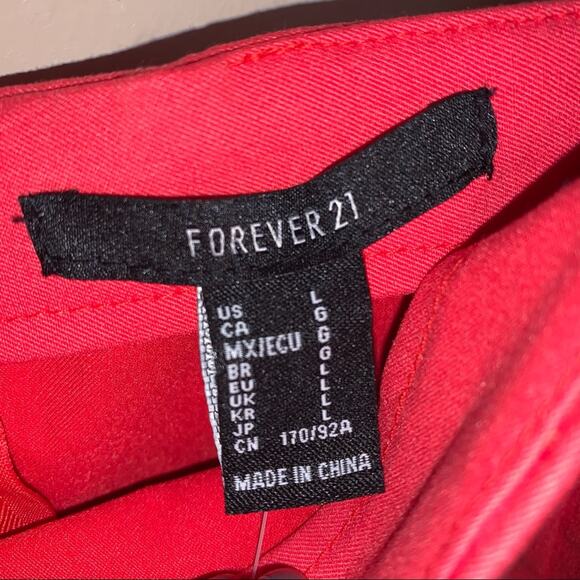 NWT Forever 21 Hot Pink Fitted Bodycon Sleeveless Mini Dress Size: Large - Picture 9 of 10